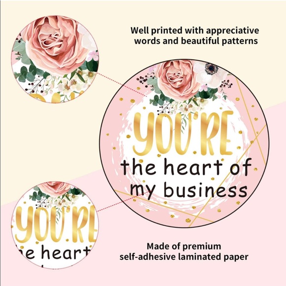 NEW Poshmark Packages "Thank you!" Gift Wrapping Shipping Supplies Set ~ 176Pcs - Picture 10 of 12